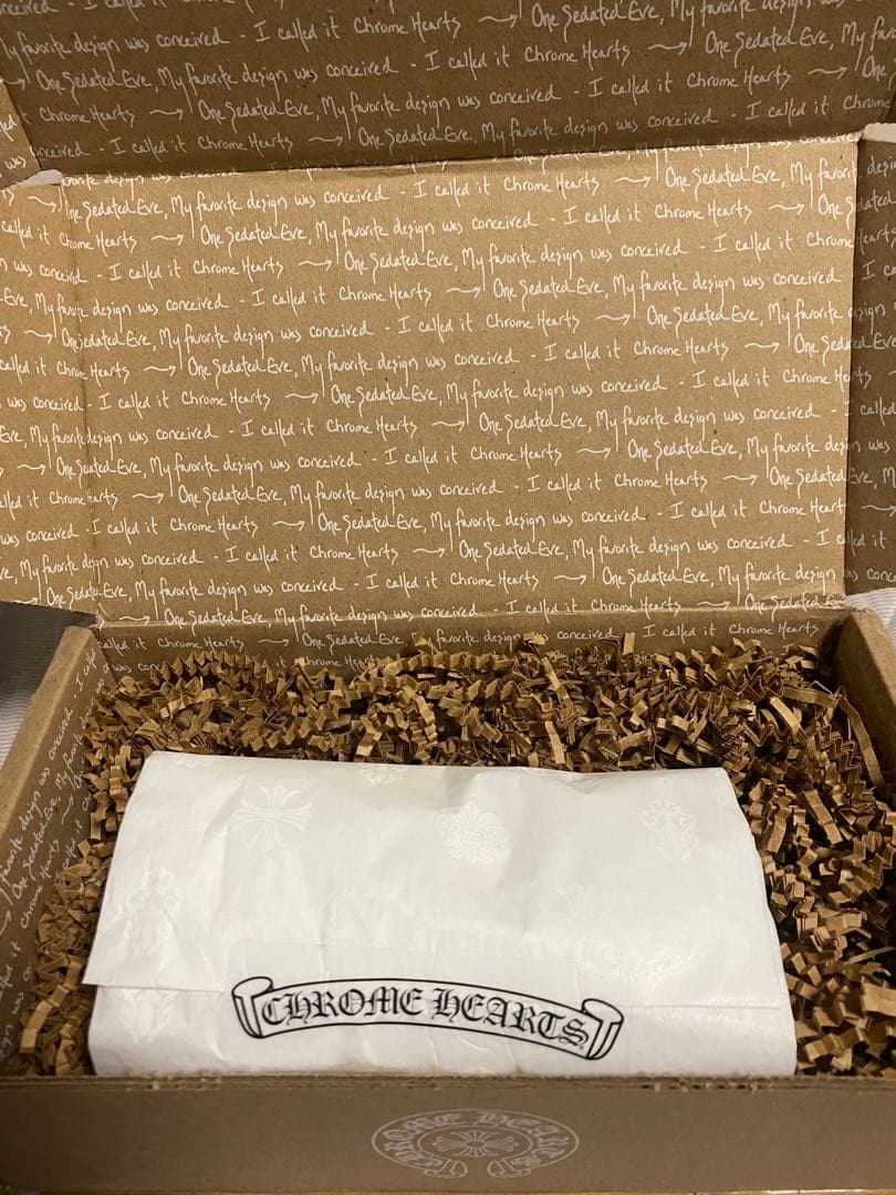 トップス chrome hearts HAIRY CROSS RIB TANK L