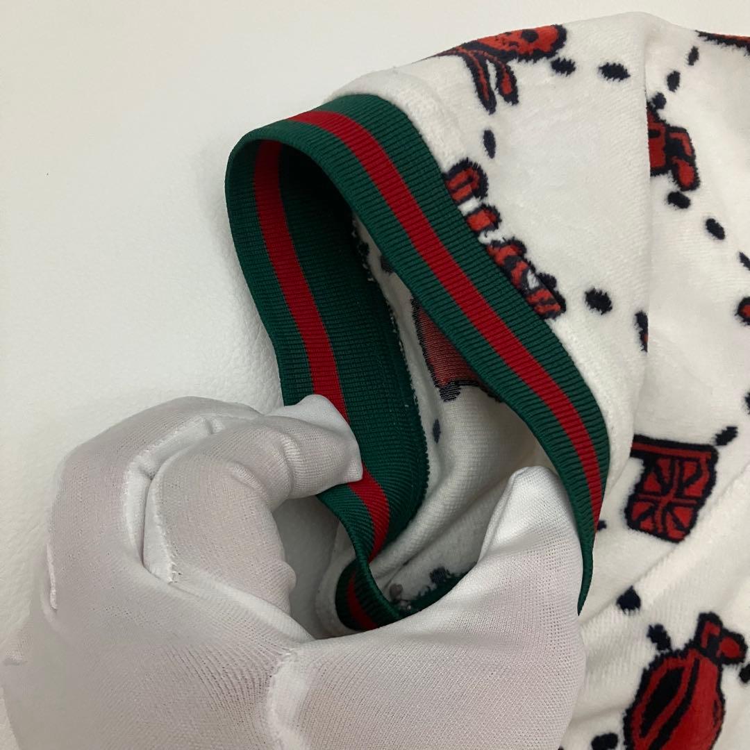 ✨洗える　サイズ50✨MARK&LONA ポロシャツ　ゴールド　総柄