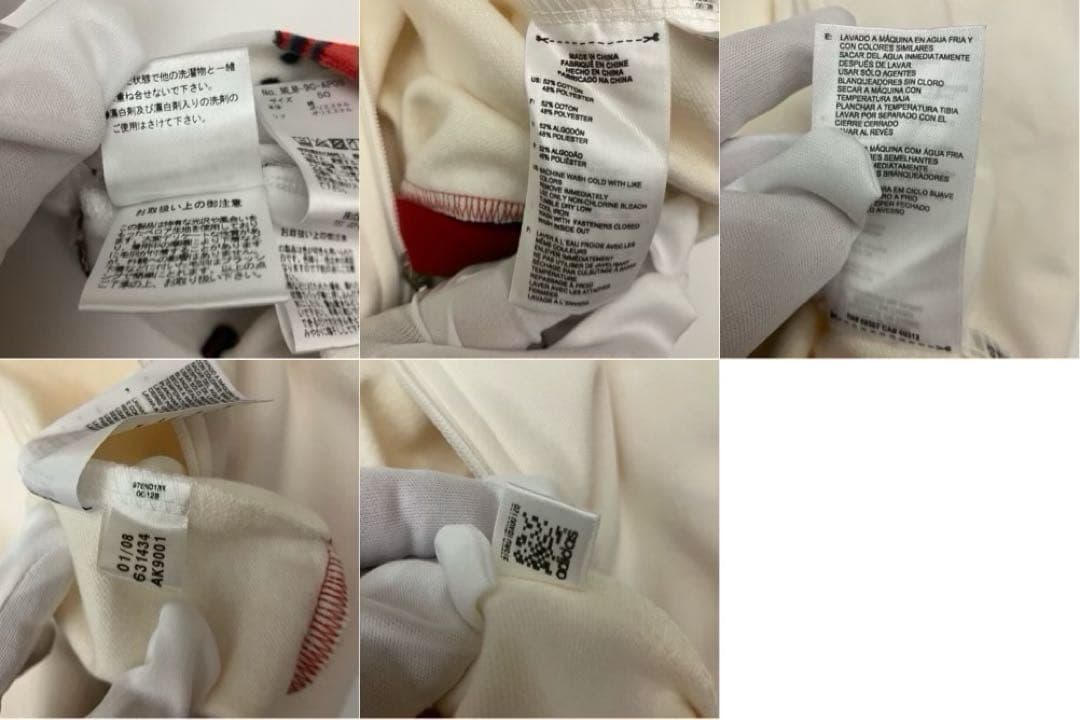 ✨洗える　サイズ50✨MARK&LONA ポロシャツ　ゴールド　総柄