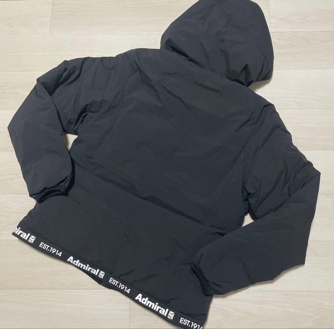 アドミラル ゴルフ ロゴ軽量パデッド フード ジャケット ダウン
