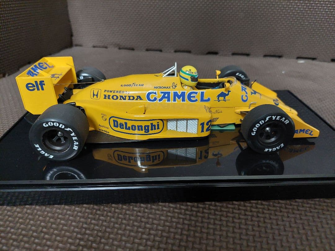 ミニチャンプス 1/18 ロータス 99T A.セナ 1987 CAMELロゴ