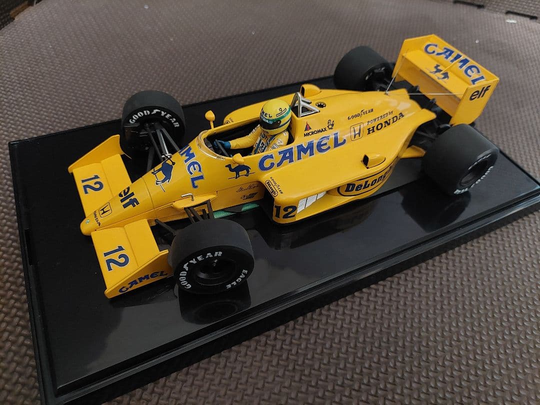 ミニチャンプス 1/18 ロータス 99T A.セナ 1987 CAMELロゴ