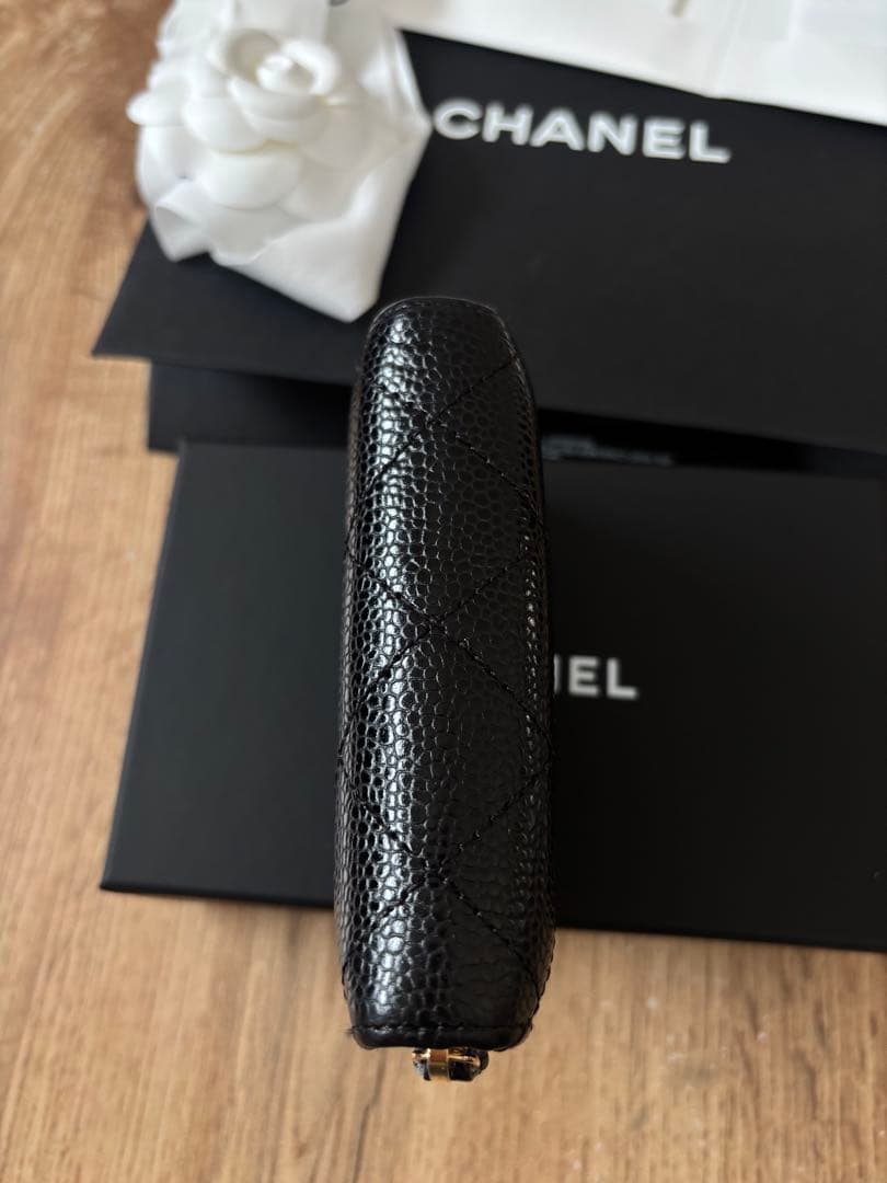 シャネル　クラシック ジップ　ケース　パース　フラグメントケース