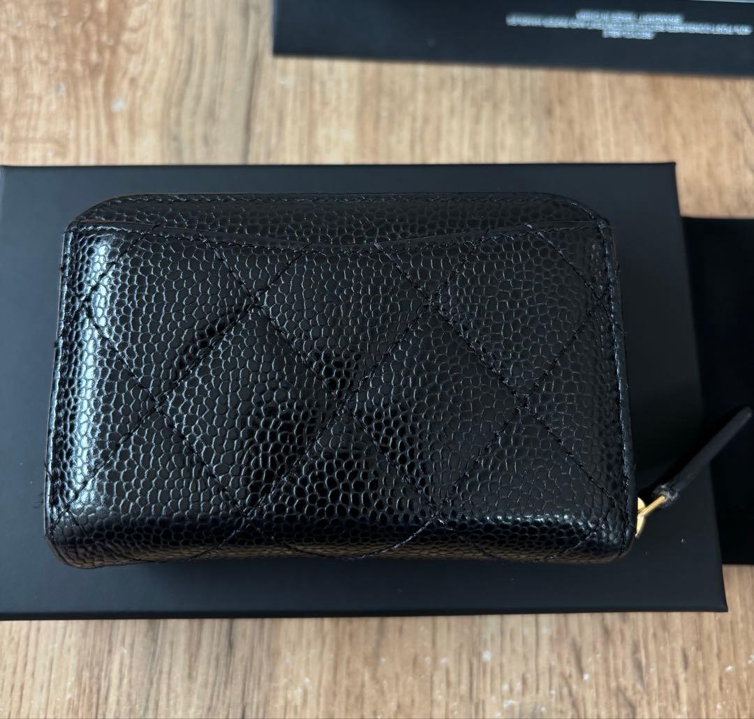 シャネル　クラシック ジップ　ケース　パース　フラグメントケース