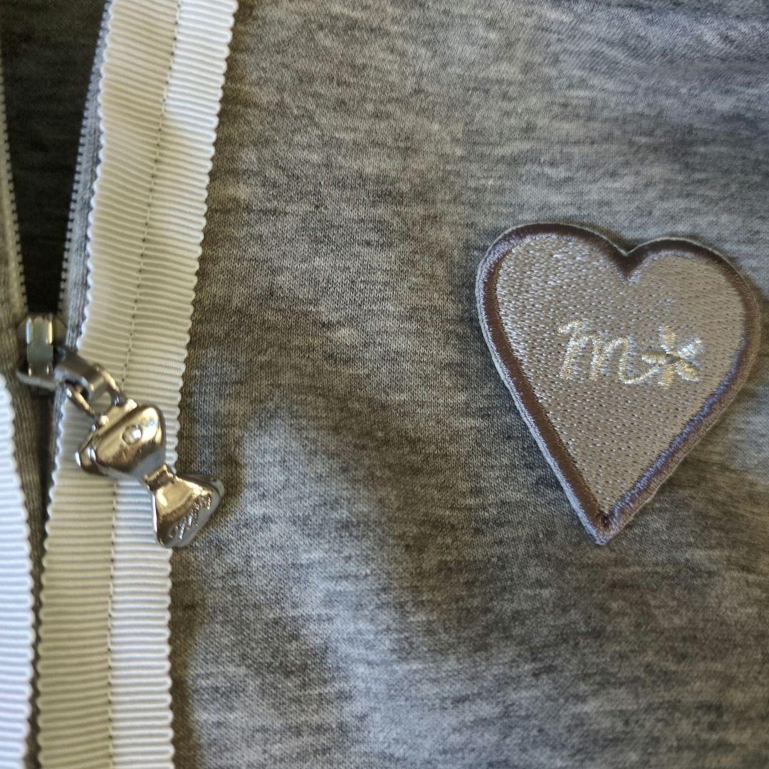 M'S GRACY エムズグレイシー ダンボールニットパーカー ブローチ付き