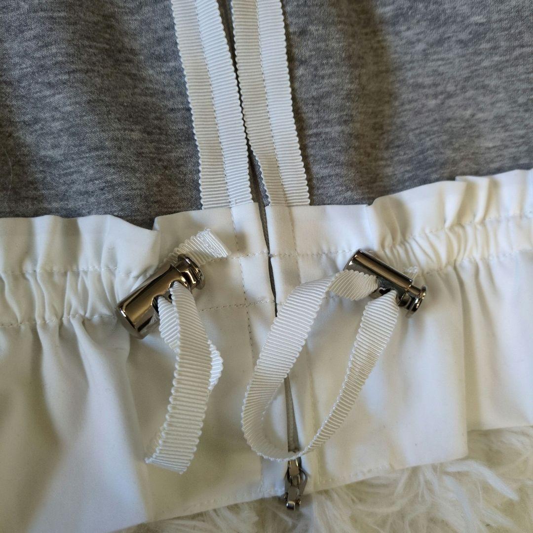 M'S GRACY エムズグレイシー ダンボールニットパーカー ブローチ付き