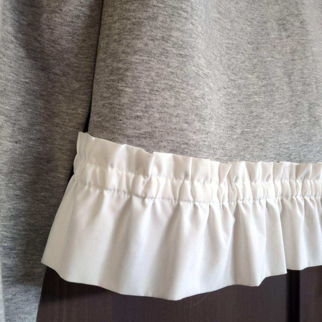 M'S GRACY エムズグレイシー ダンボールニットパーカー ブローチ付き