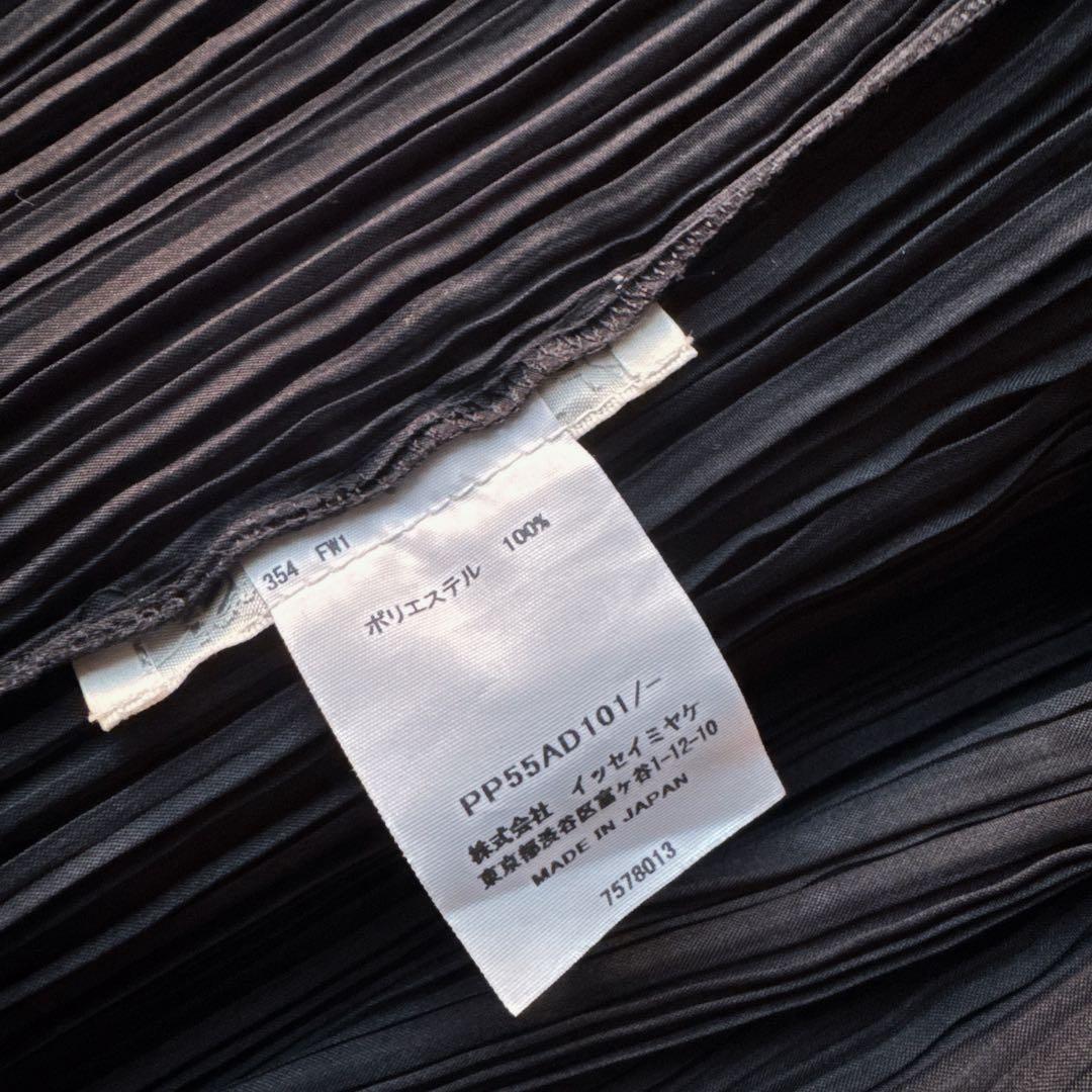 【美品】イッセイミヤケ　プリーツプリーズ　マダム　大判ショール　完売品