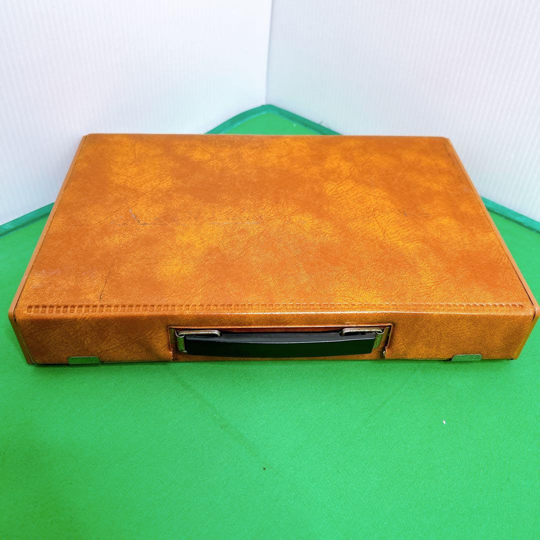 ミズノ　丸一　麻雀牌　背緑