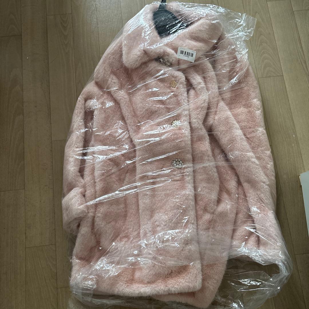 LILY BROWN×MARY QUANT デイジービジュー釦ファーコート