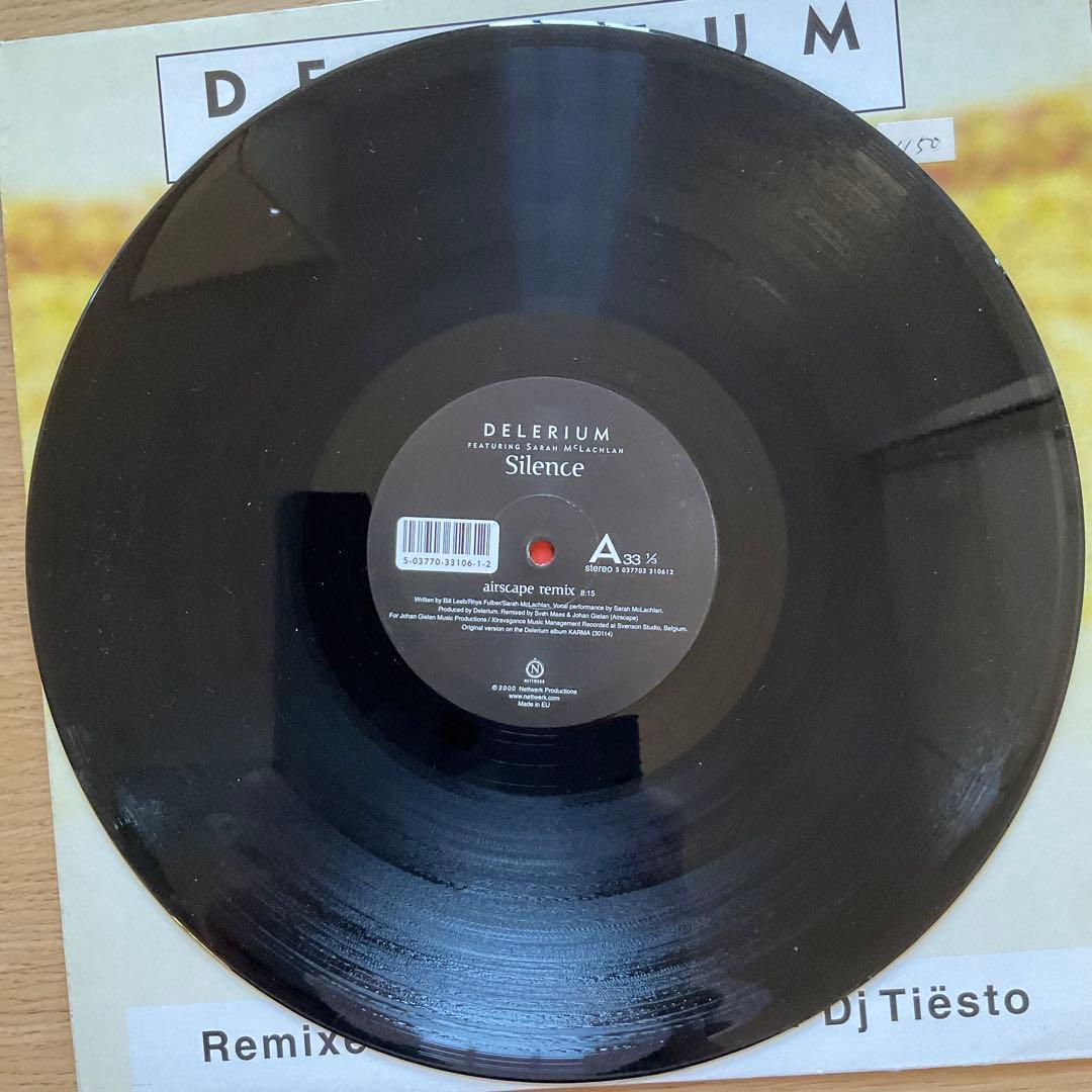 Delerium Silence 12インチ レコード