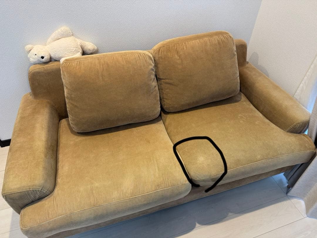 【送料込み】unico GREIG(グレイグ)カバーリングソファ 2.5シーター