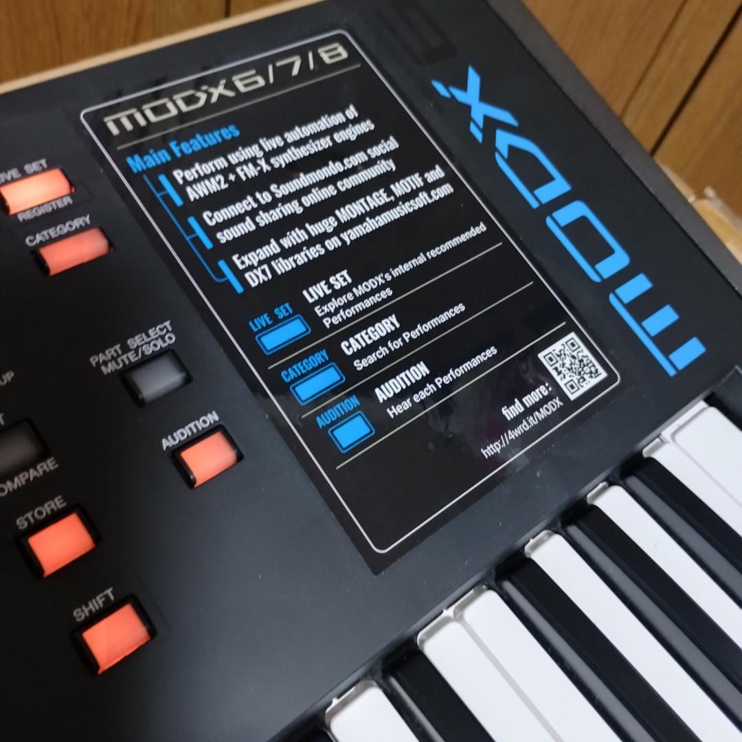 「 MODX６ 」YAMAHA・ミュージックシンセサイザー