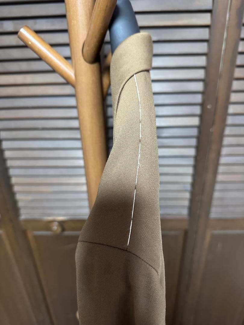 【新品価格16万円】CARUSO カルーゾ　 ダブルスーツ4つボタン　ブラウン