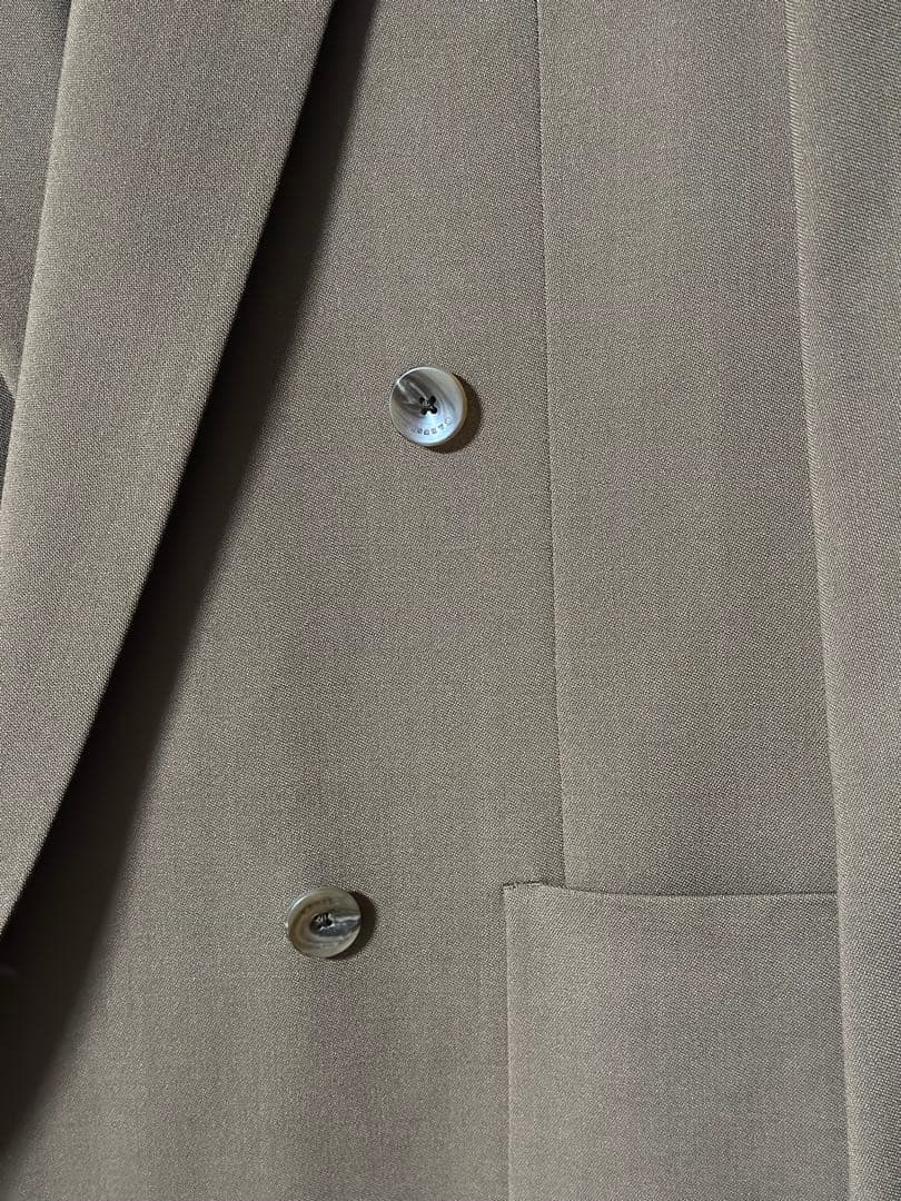 【新品価格16万円】CARUSO カルーゾ　 ダブルスーツ4つボタン　ブラウン