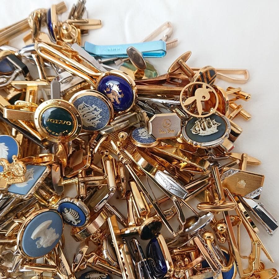 総重量860g セリーヌ ウェッジウッド他 タイピン カフリンクス 大量 まとめ