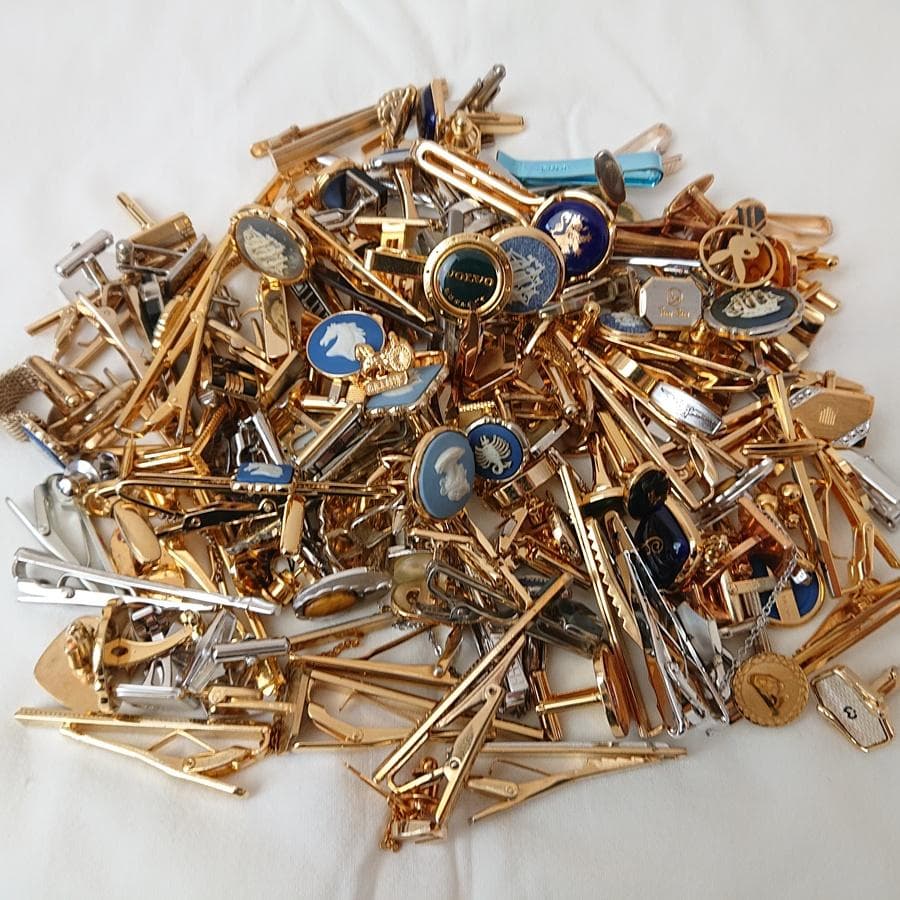 総重量860g セリーヌ ウェッジウッド他 タイピン カフリンクス 大量 まとめ