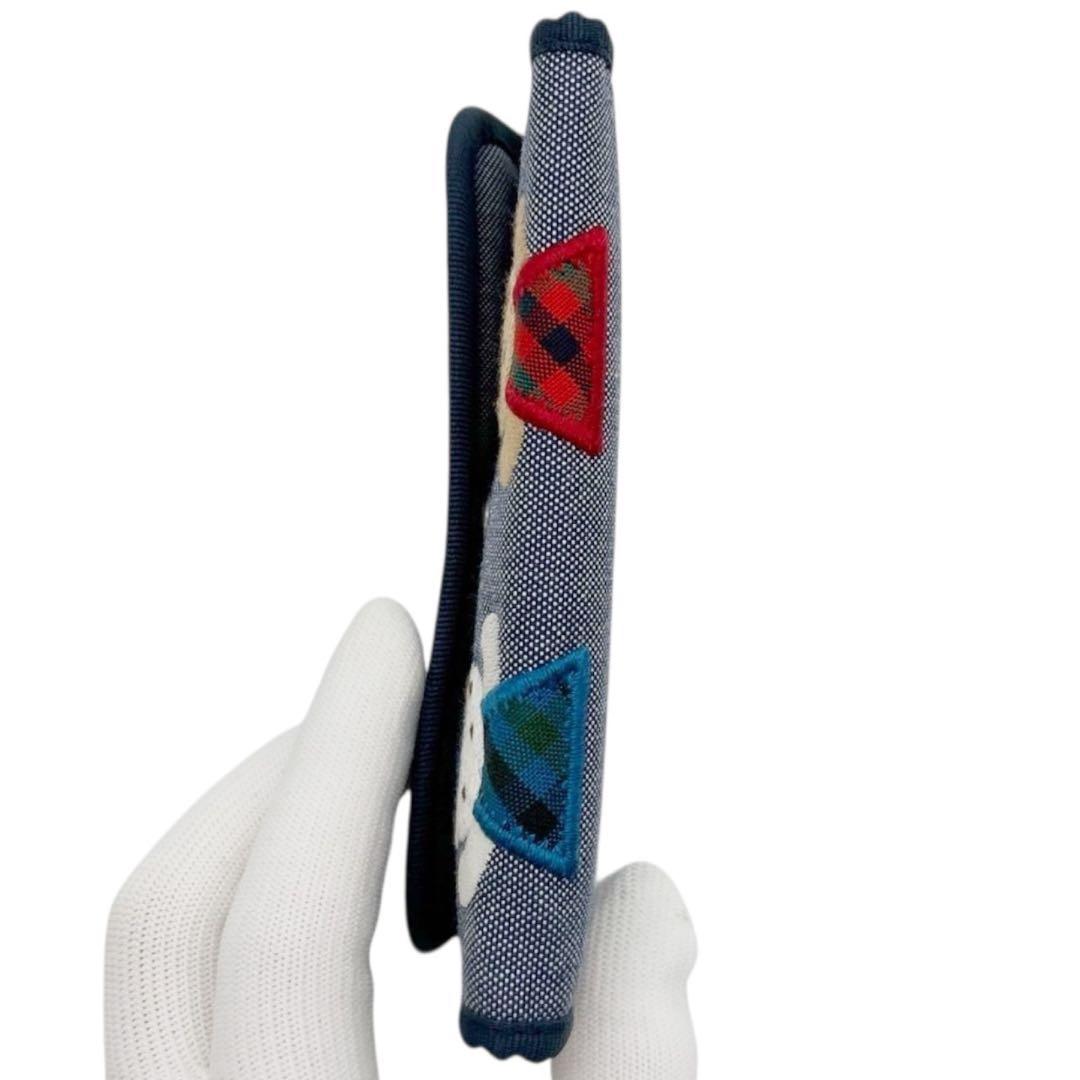 極美品◎ 完売品 ファミリア キーケース 6連 クマ リンゴ 刺繍 男女可