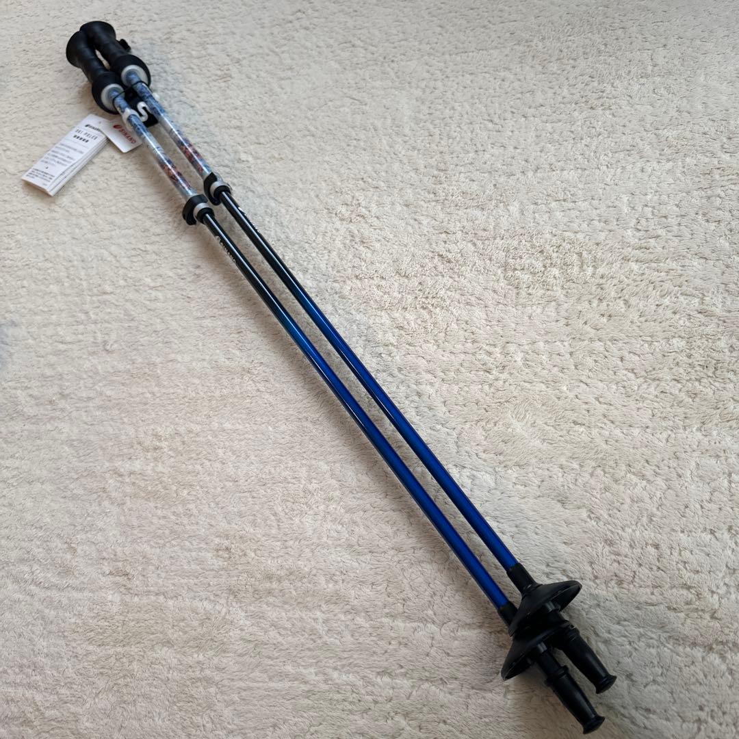 SINANO スキー ポール 青/黒