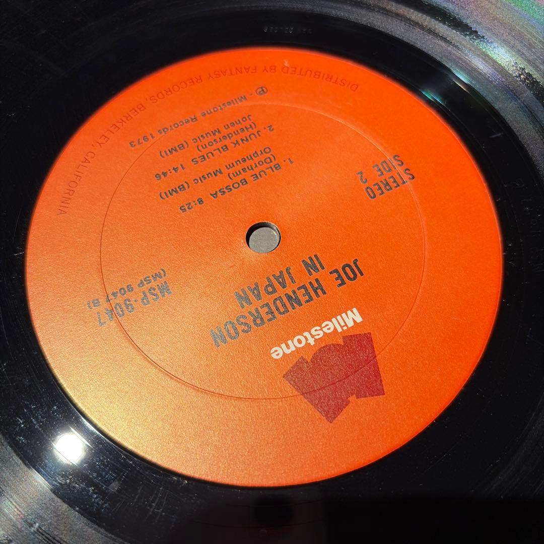 [レコード] Joe henderson In Japan LP usオリジナル