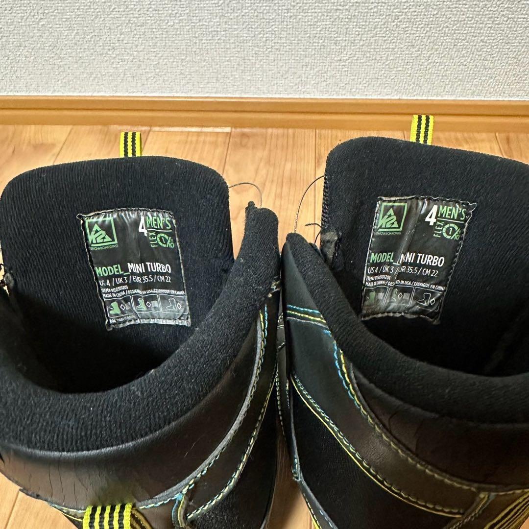 美品✨K2 Mini Turbo ＋バインディング＋k2 BOAブーツ3点セット