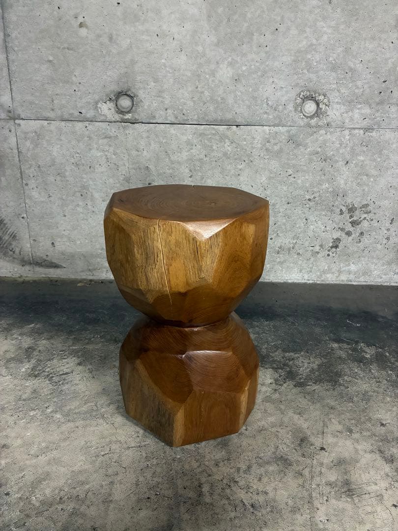チーク　スツール　インドネシア　アンティーク