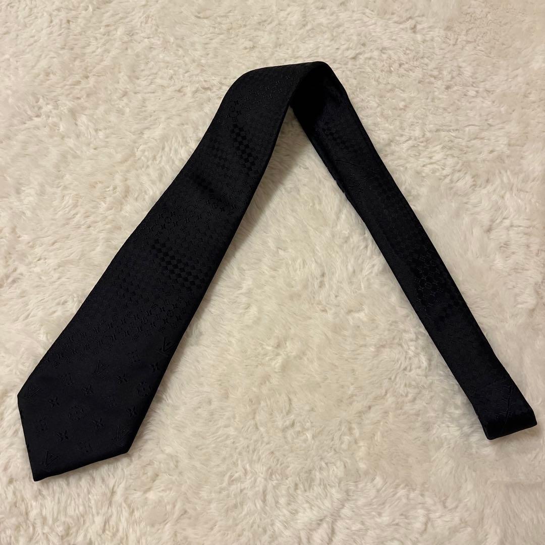 大人気！ルイヴィトン クラヴァットミックス モノグラム ネクタイ 光沢