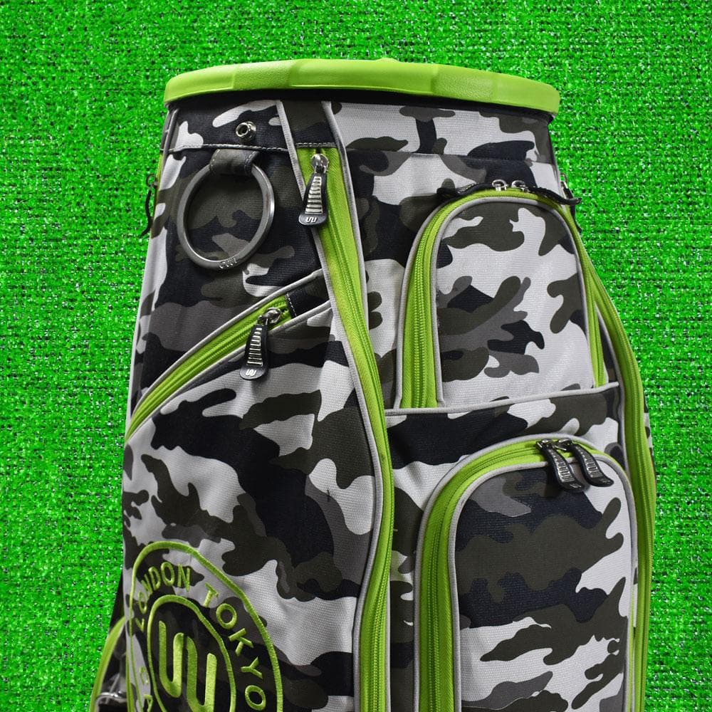 OWL/オウル ゴルフ 回転式トップ キャディバッグ【カモ】訳あり品！