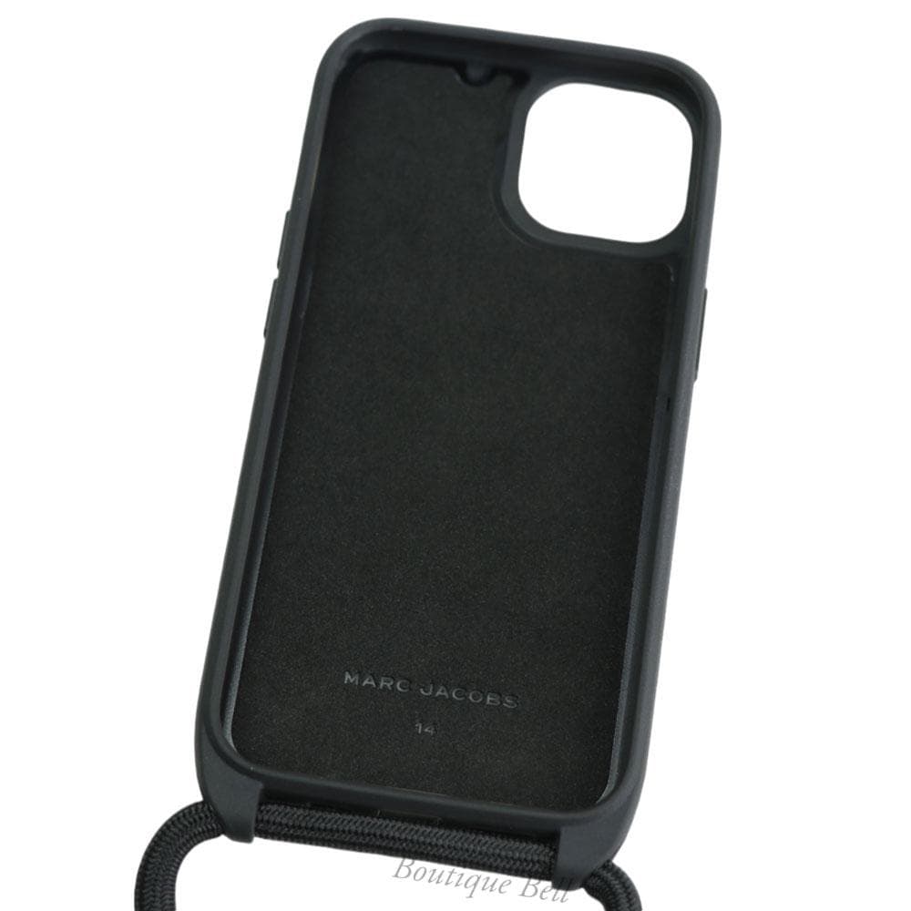【マークジェイコブス】スマホショルダー iPhone14/13ケース Black