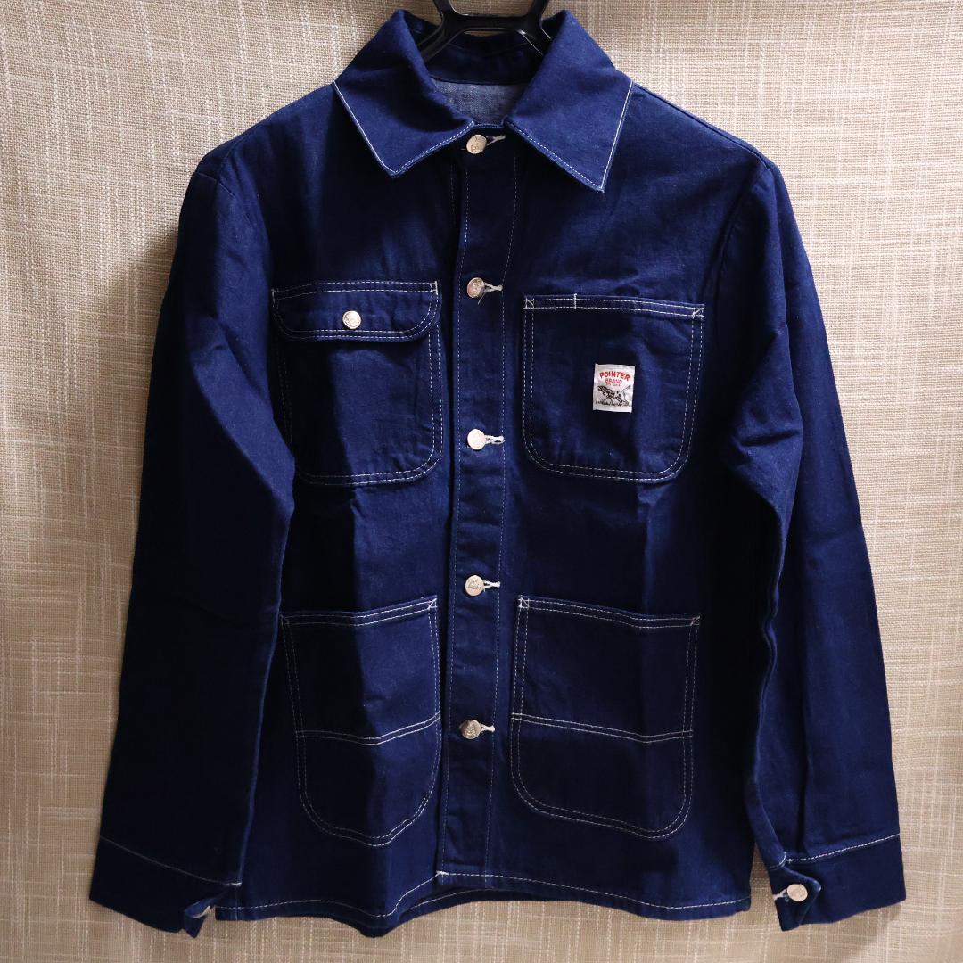 ポインター セミヴィンテージ 1990's ダークデニム カバーオール 36