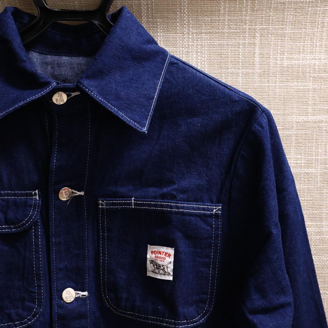ポインター セミヴィンテージ 1990's ダークデニム カバーオール 36