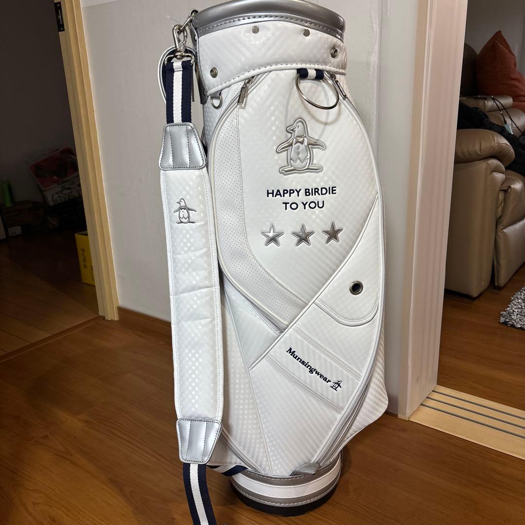 Munsingwear ゴルフバッグ ホワイト