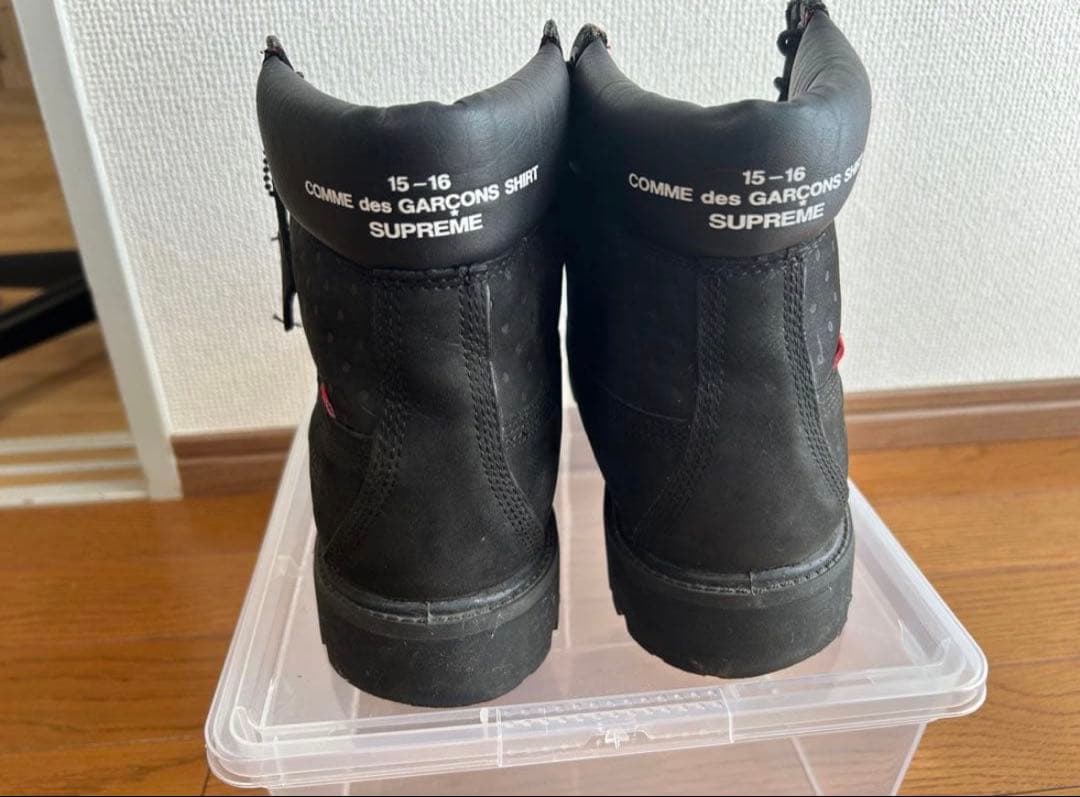 ティンバーランド supreme コム・デ・ギャルソン トリプルコラボブーツ