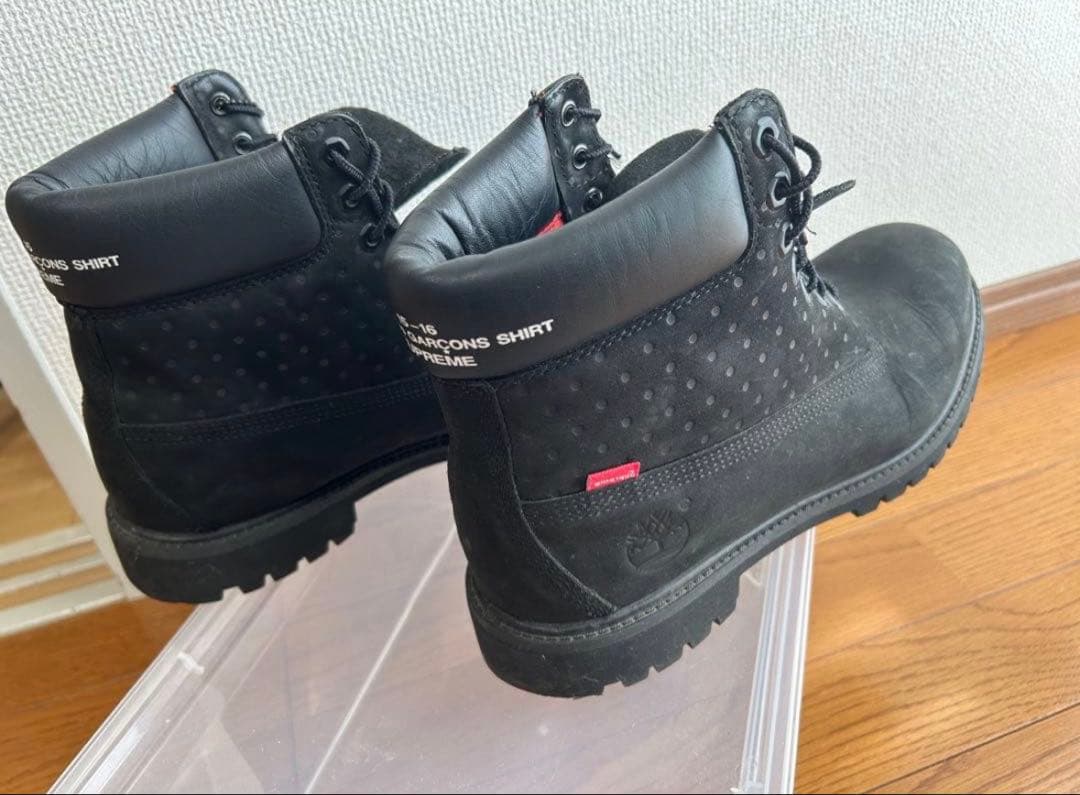 ティンバーランド supreme コム・デ・ギャルソン トリプルコラボブーツ