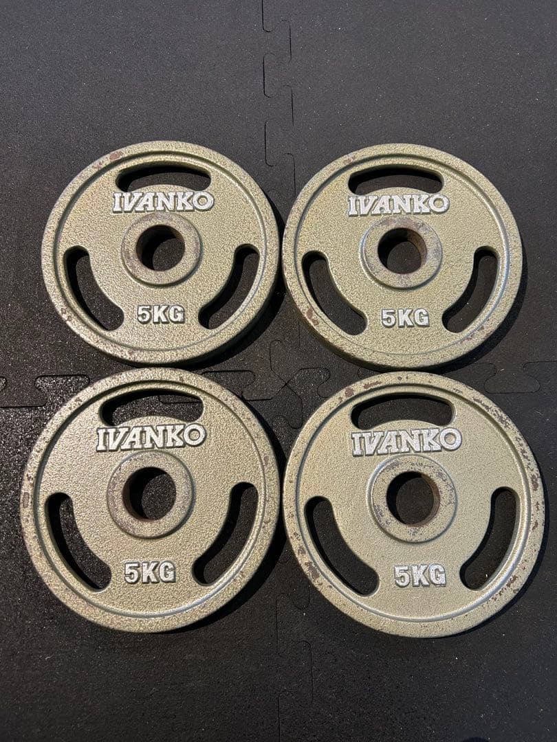 IVANKO イヴァンコ　オリンピックプレート 5kg×4枚