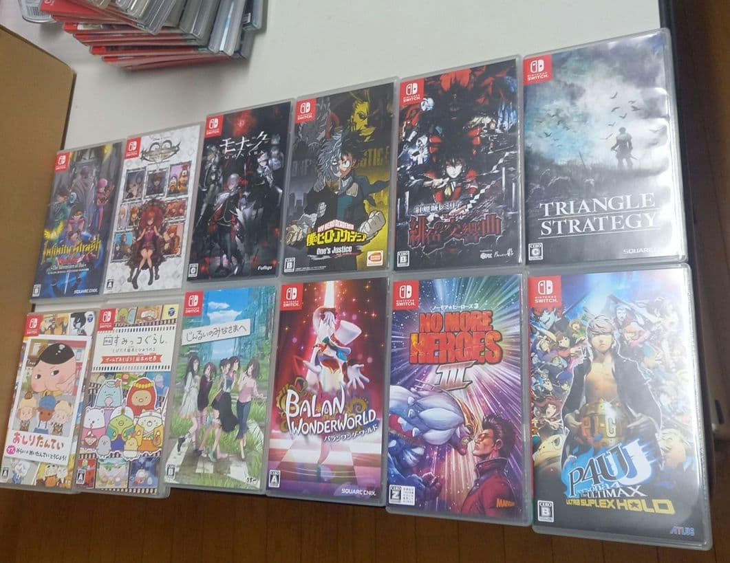 Switch　ソフト新品未開封12本、中古62本　合計74本セットまとめ売り