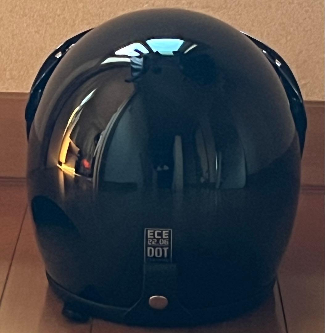 新品未使用　500TXタイプ ヘルメット XXL ミラーバブルシールド　ブラック