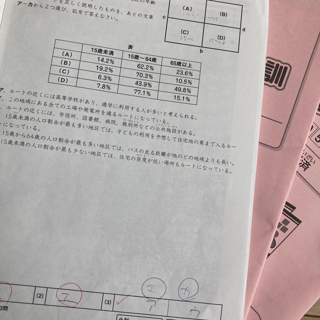 2025年組　サピックス　開成　夏期　志望校別