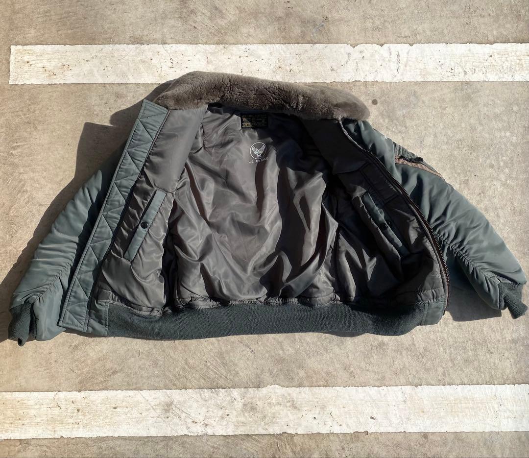 B-15 フライトジャケット　ファー付き