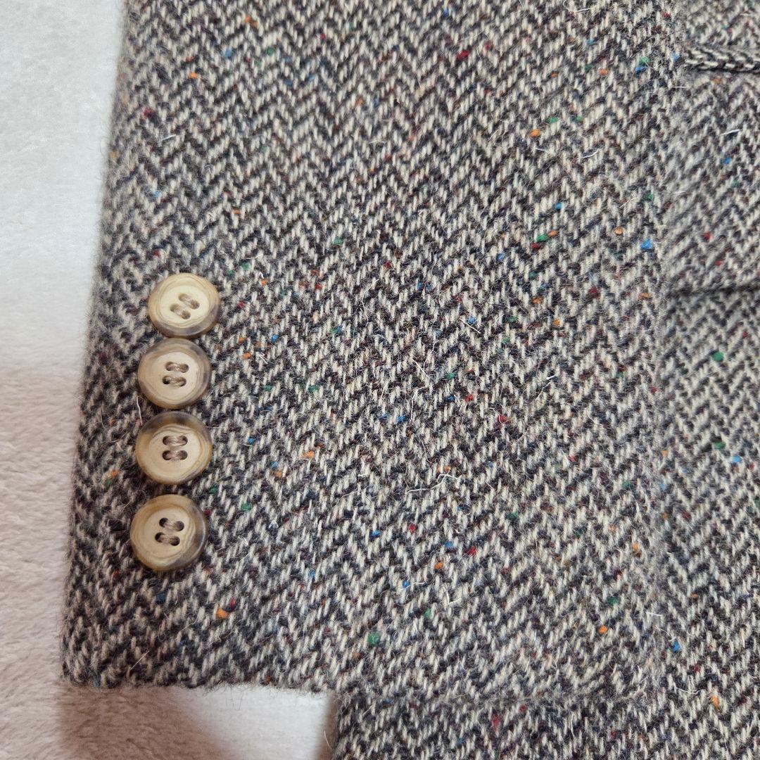 [美品]Ralph Lauren ツイードジャケット ヘリンボーン カラーネップ