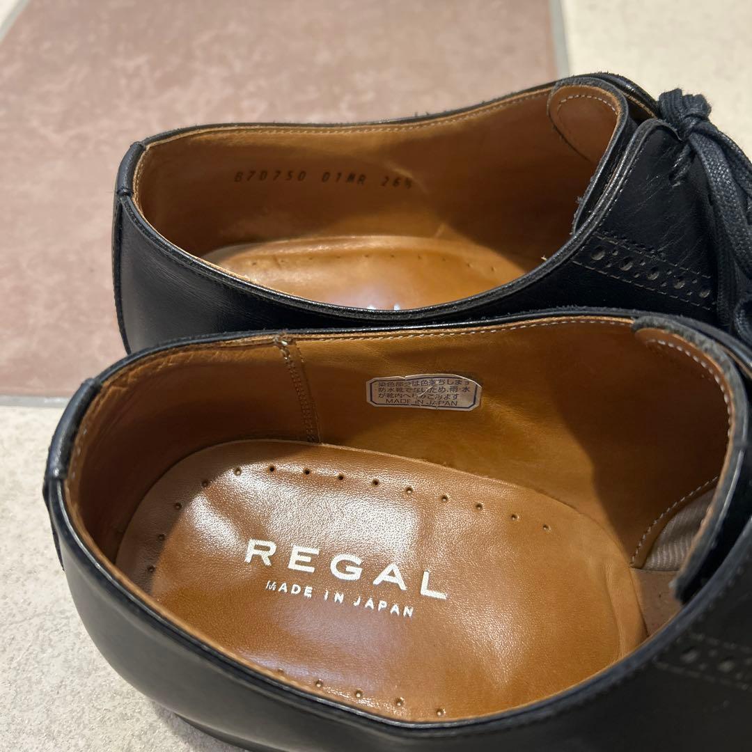 REGAL ドレスシューズ 黒 01WR 26.5cm