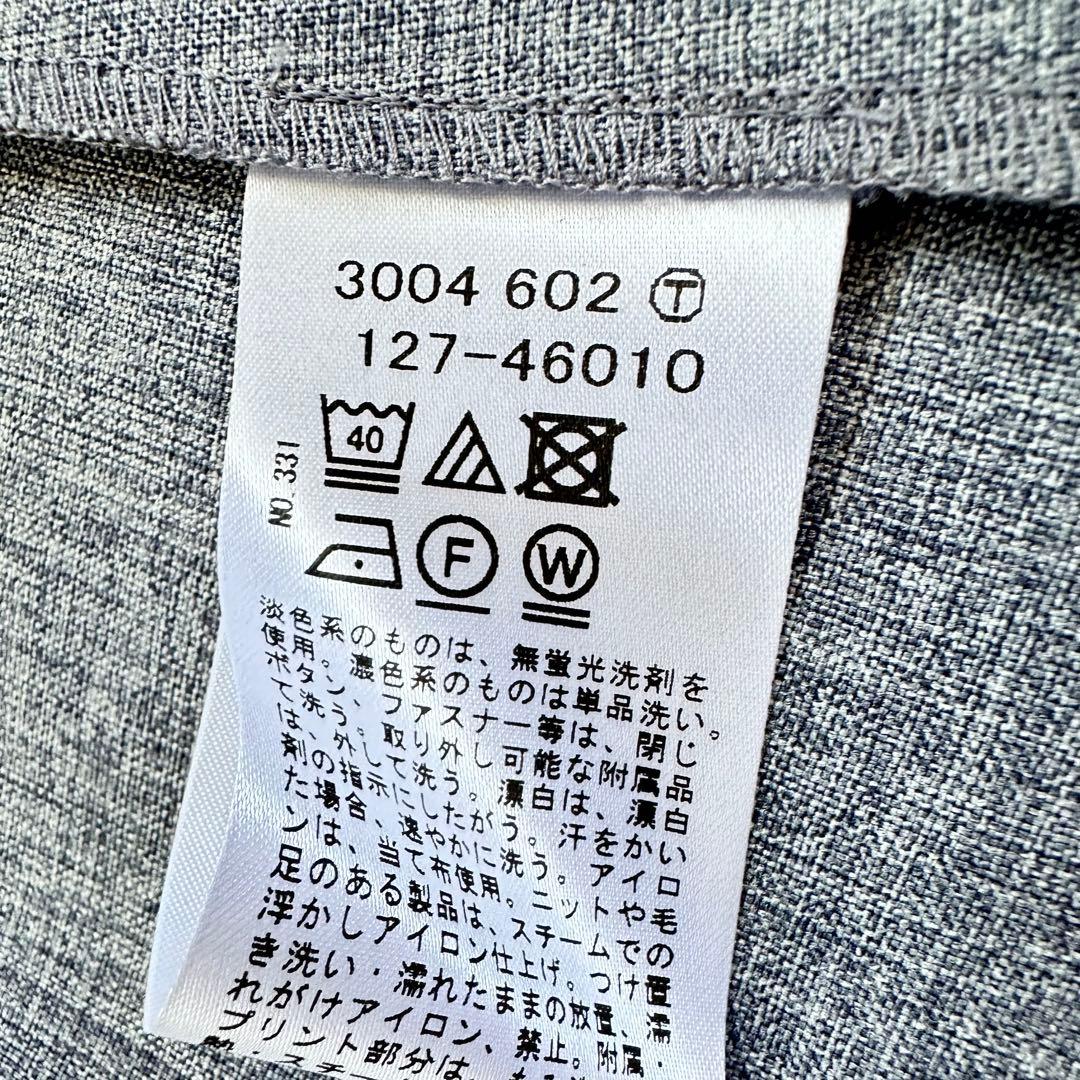 【新品】INDIVI スーツ 接触冷感 紫外線カット ウォッシャブル　グレー