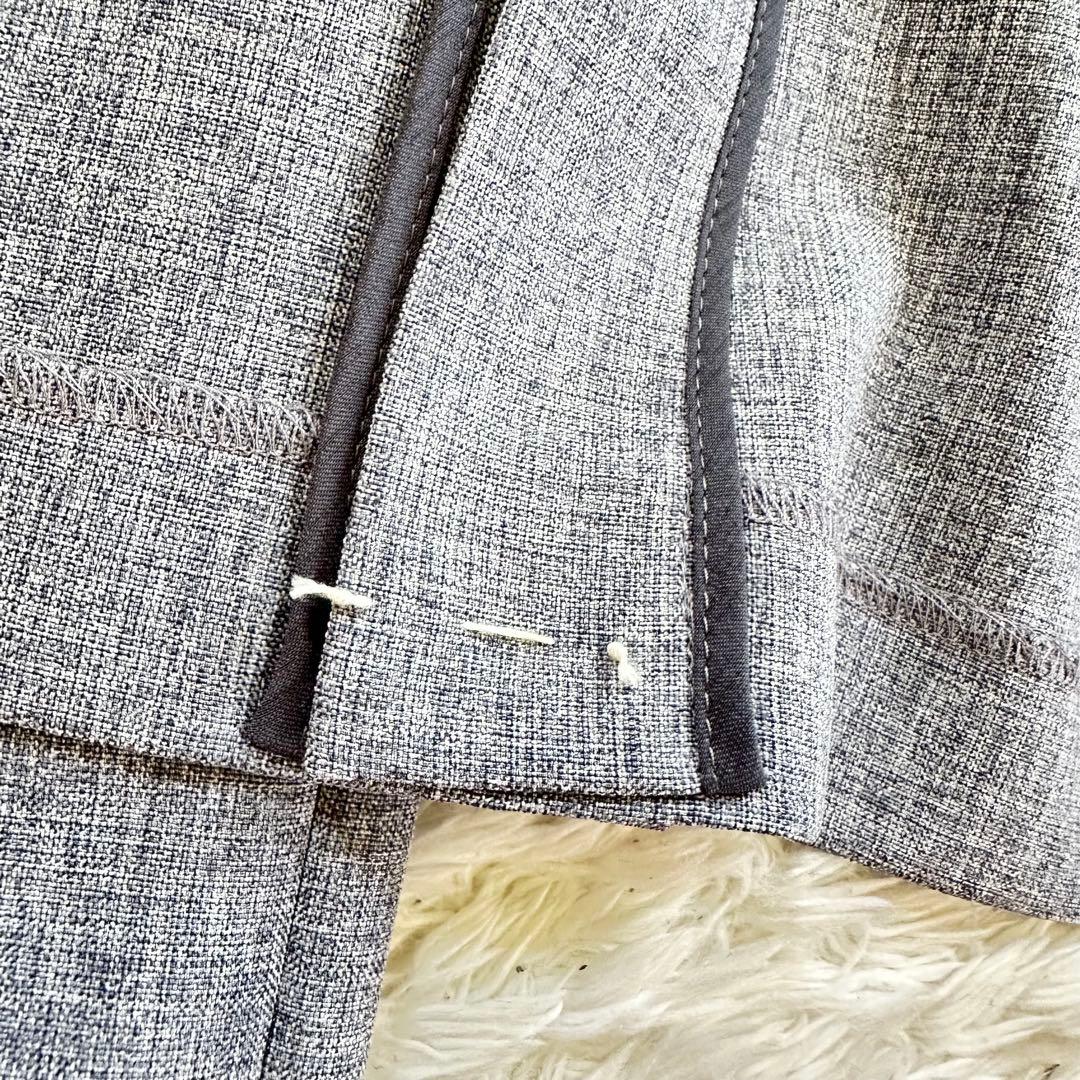 【新品】INDIVI スーツ 接触冷感 紫外線カット ウォッシャブル　グレー