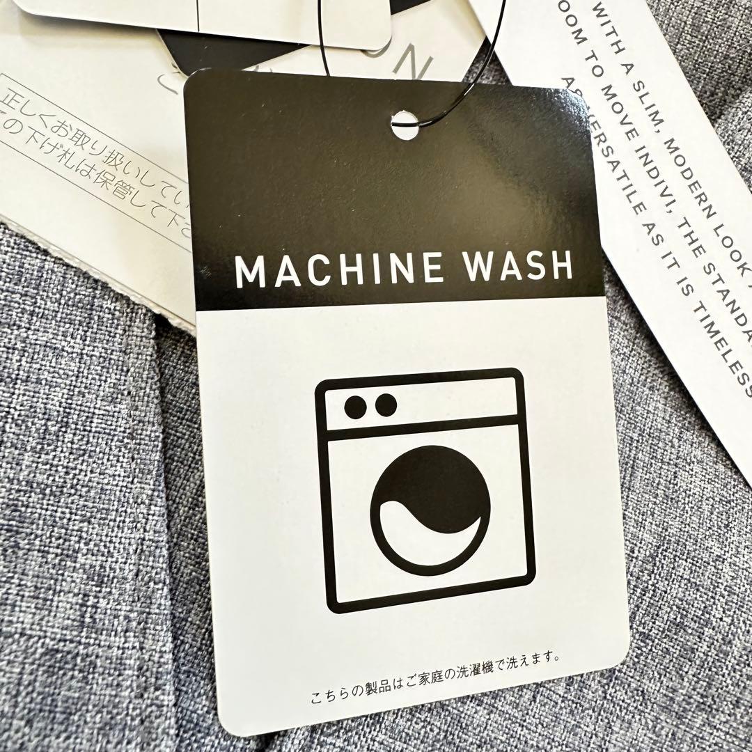 【新品】INDIVI スーツ 接触冷感 紫外線カット ウォッシャブル　グレー