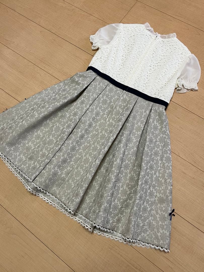 CHOPIN　フラワージャガードアンサンブル　130 卒園式・入学式スーツ