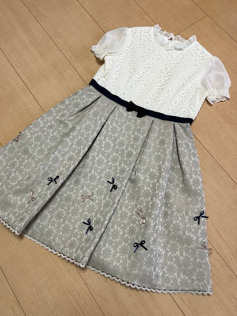 CHOPIN　フラワージャガードアンサンブル　130 卒園式・入学式スーツ