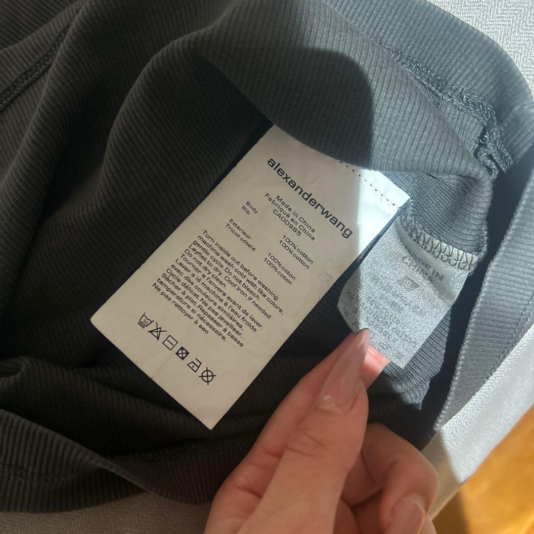 alexanderwang リブ　ロンT