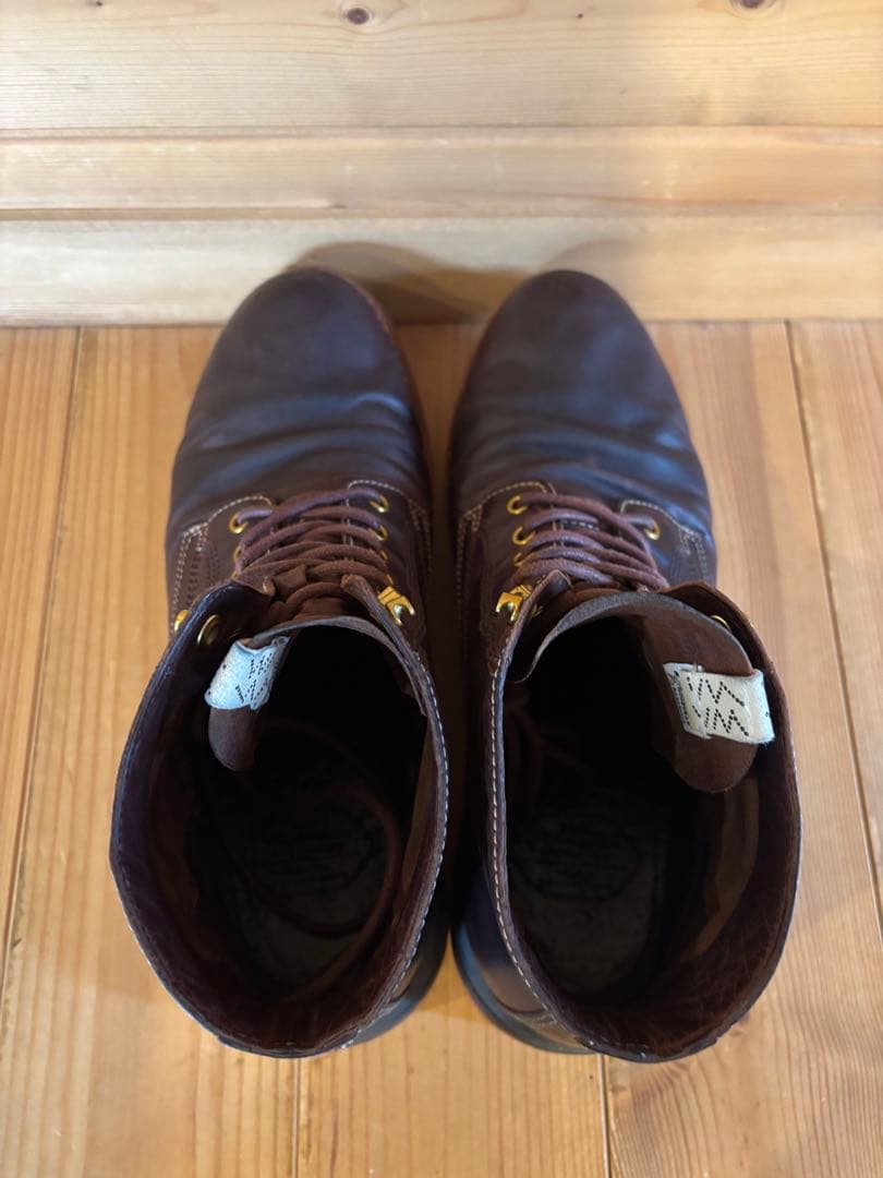 靴 elmovisvim virgil boots darkbrown