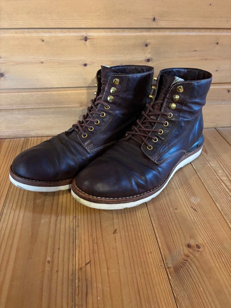 靴 elmovisvim virgil boots darkbrown