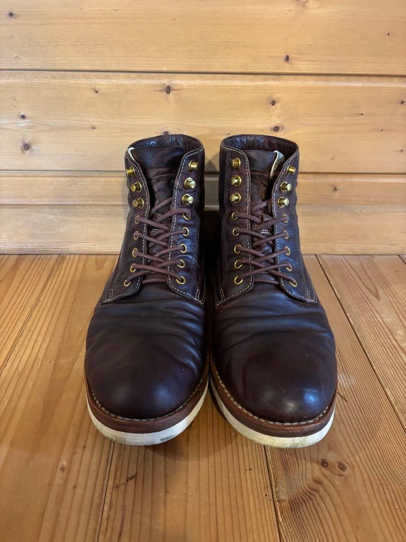 靴 elmovisvim virgil boots darkbrown